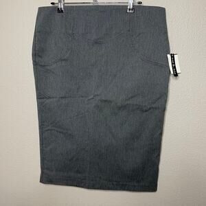 Max & Mia Gray Pencil Skirt Tight Fit Women's 15‎